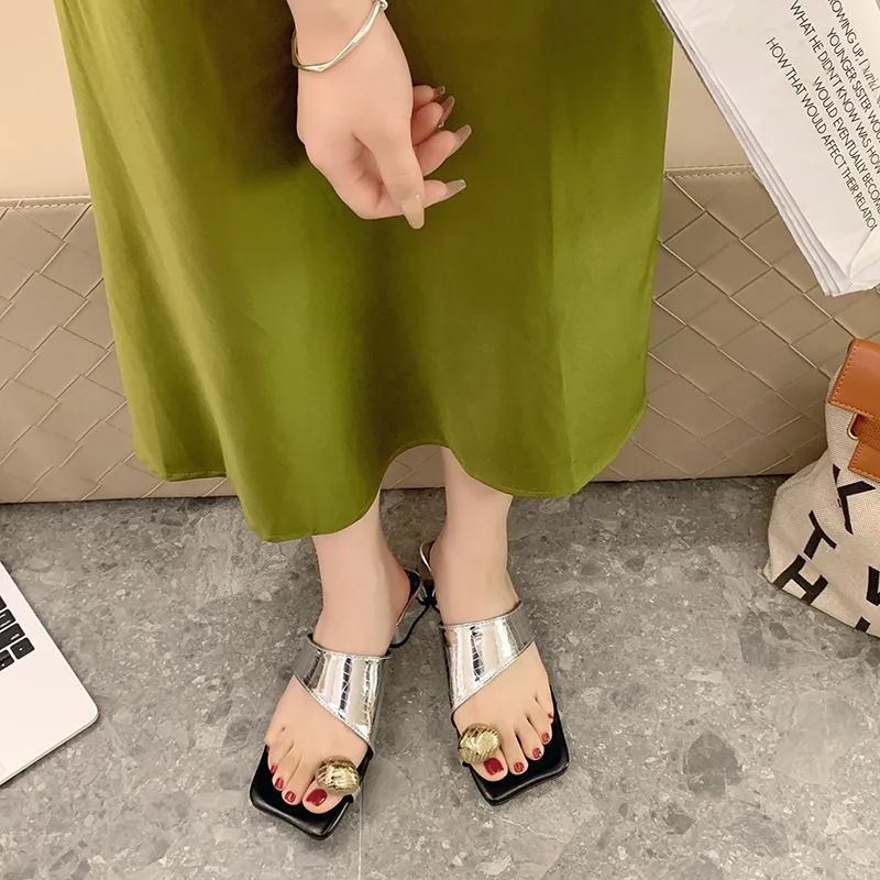 Alxnan Rubber Sole Slip Resistant Slide Slippers Women's-10