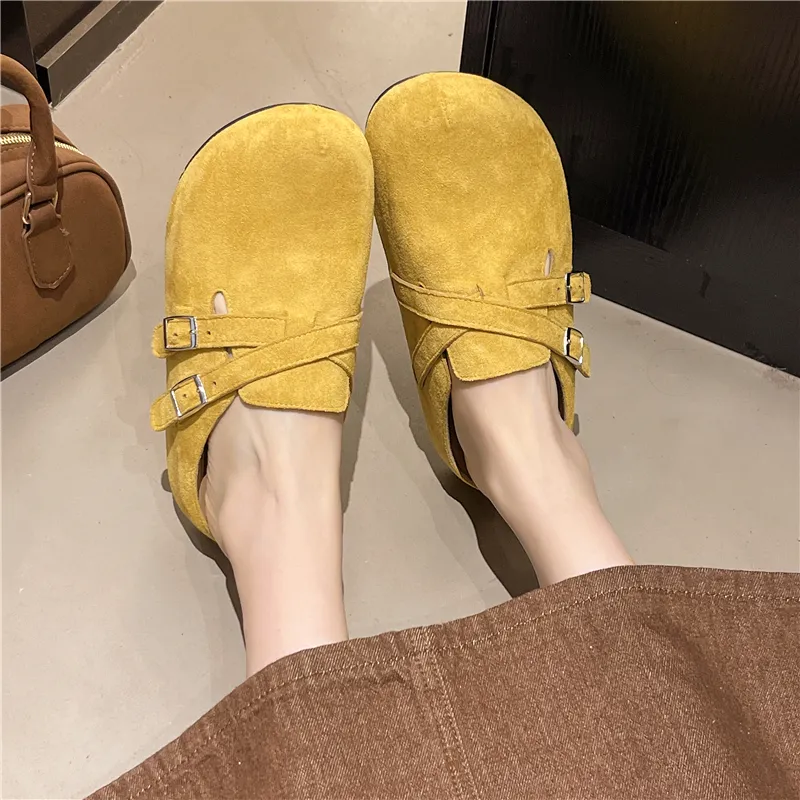 Alxnan Quiet Closed Toe Slippers Women's Box-6