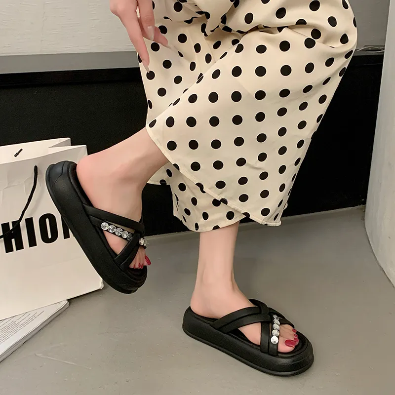 Alxnan Slip Resistant Slide Slippers Women's Box-19