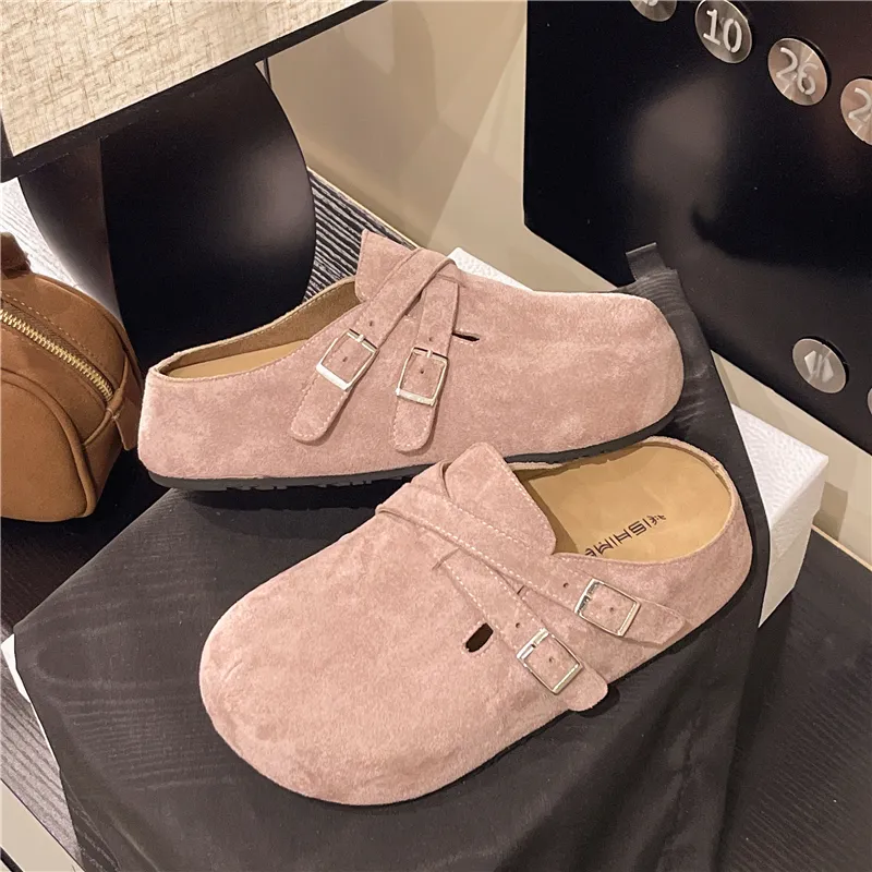 Alxnan Quiet Closed Toe Slippers Women's Box-4