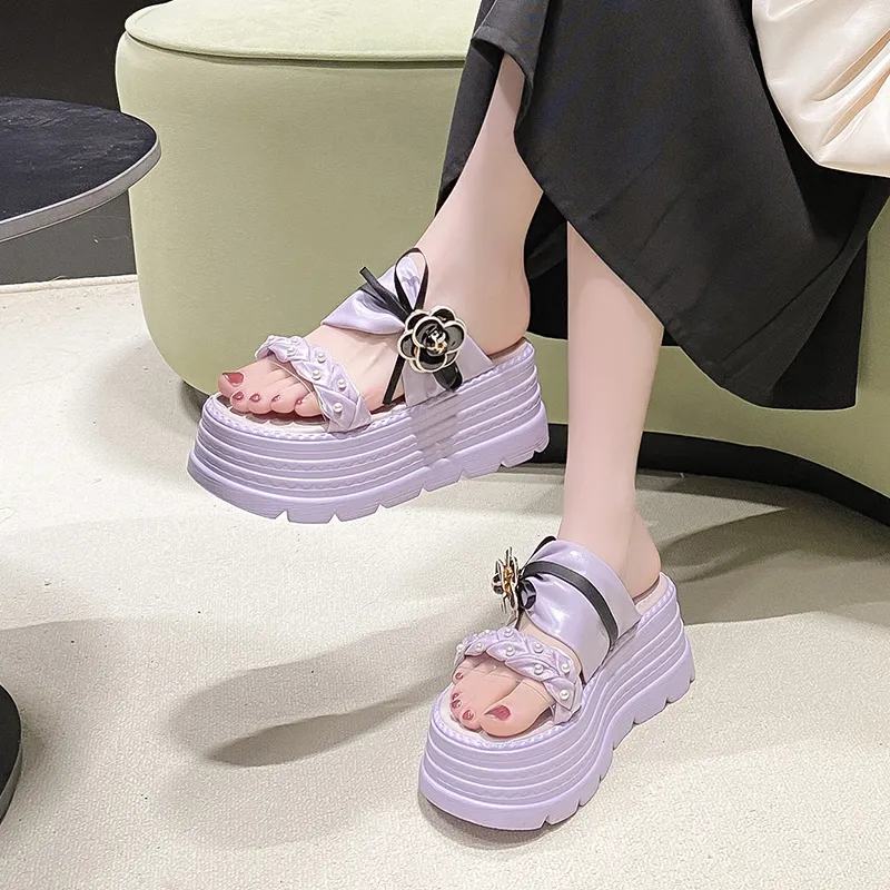 Alxnan Slip Resistant Slide Slippers Women's-17