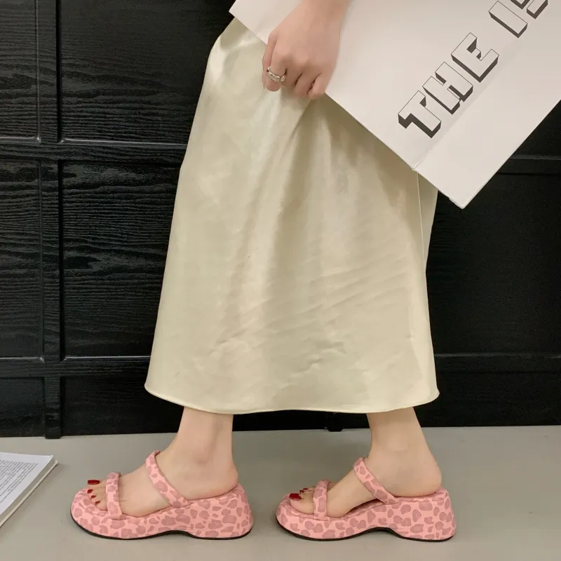 Alxnan Rubber Sole Slip Resistant Slide Slippers Women's-11
