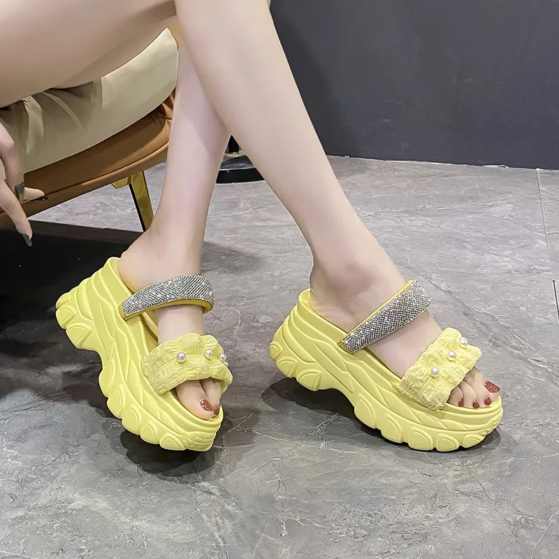 Alxnan Slip Resistant Abrasion Resistant Slide Slippers Women's Box-10