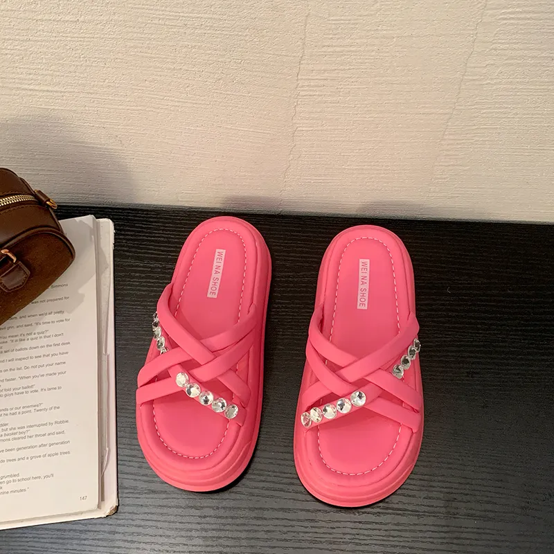 Alxnan Slip Resistant Slide Slippers Women's Box-9