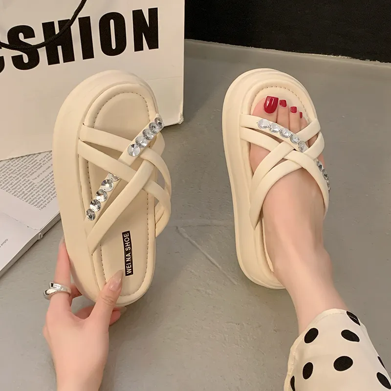 Alxnan Slip Resistant Slide Slippers Women's Box-11