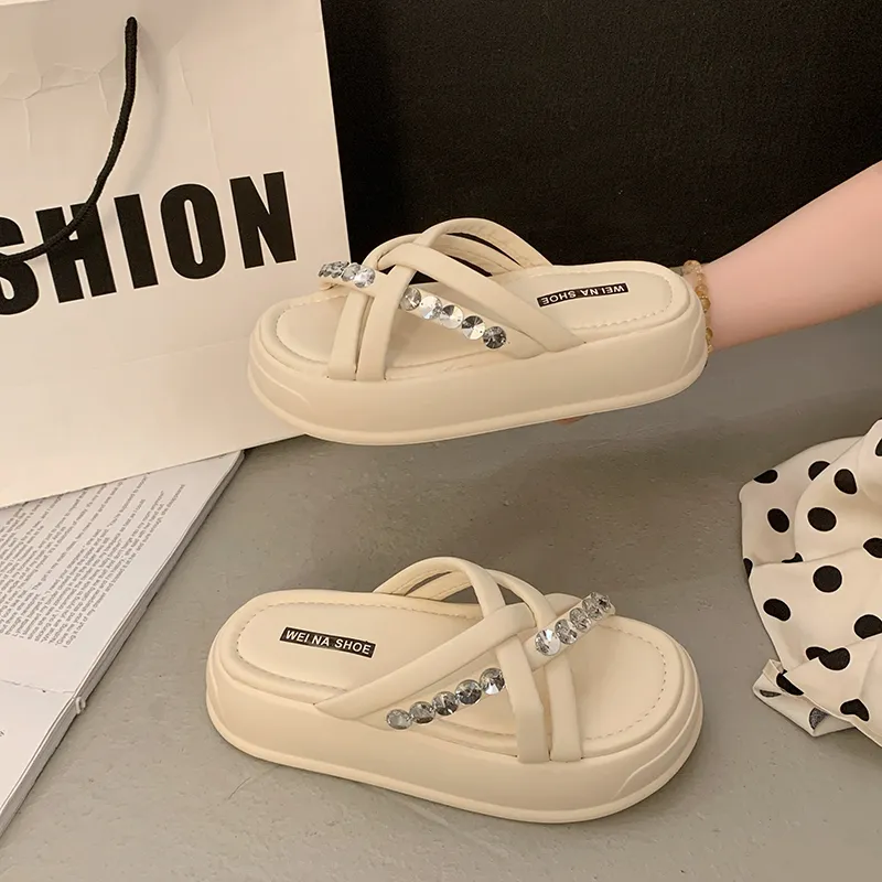 Alxnan Slip Resistant Slide Slippers Women's Box-12