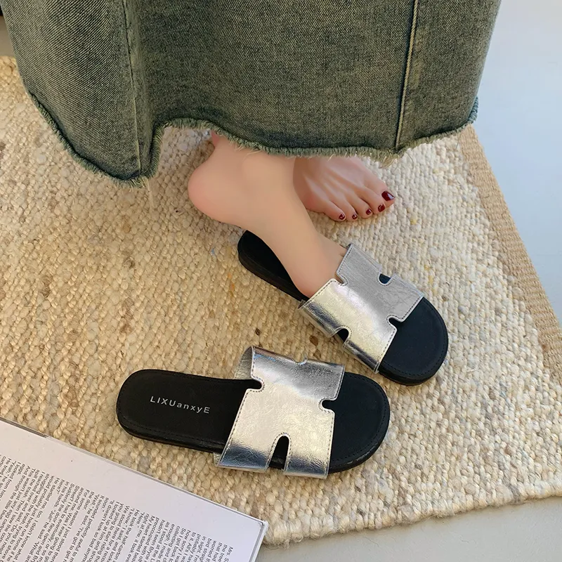 Alxnan Slip Resistant Slide Slippers Women's-19