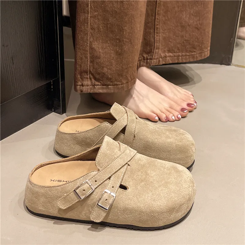 Alxnan Quiet Closed Toe Slippers Women's Box-10