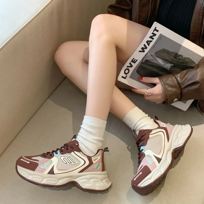 Alxnan Low Top Chunky Sneakers Women's-19