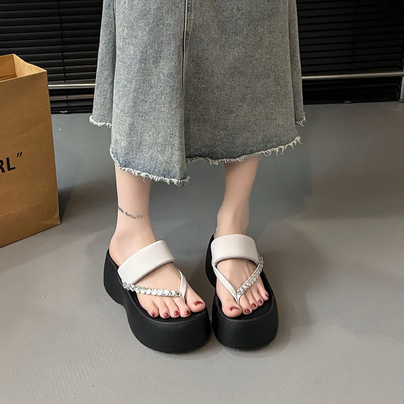 Alxnan Rubber Sole Flip Flops Women's Box-21