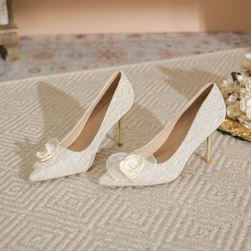 Alxnan Slim Heel High Heels Women's-9