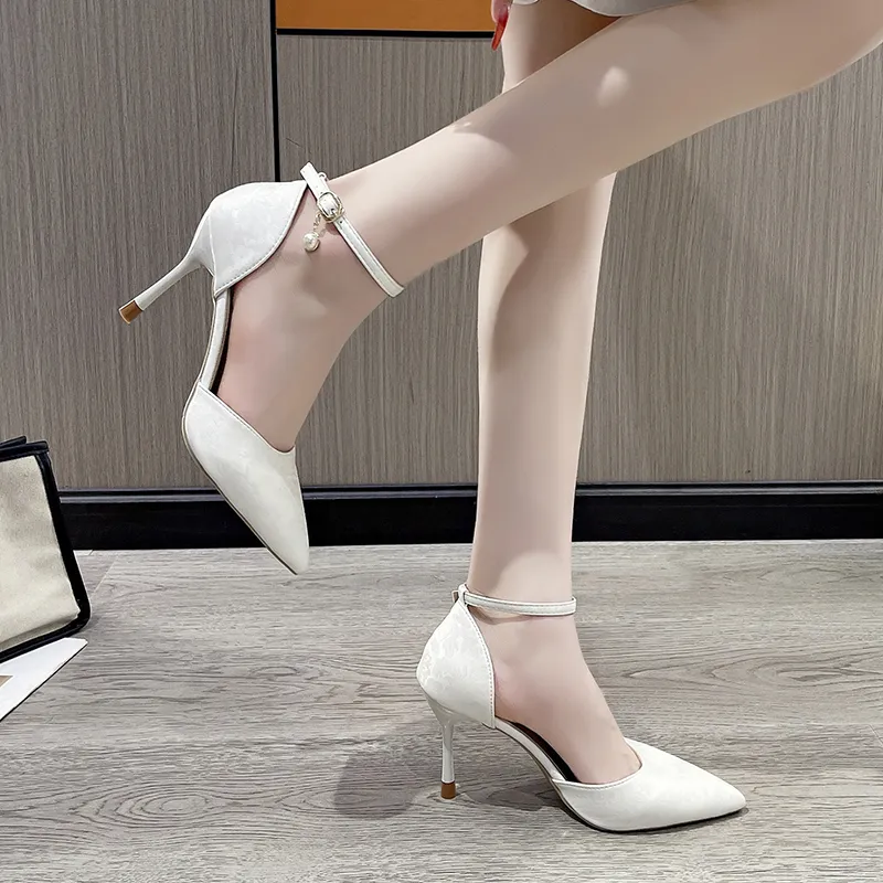 Alxnan Slim Heel High Heels Women's-17