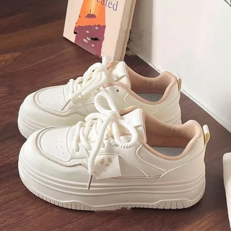 Alxnan Height Increasing Low Top Casual Shoes Women's-12