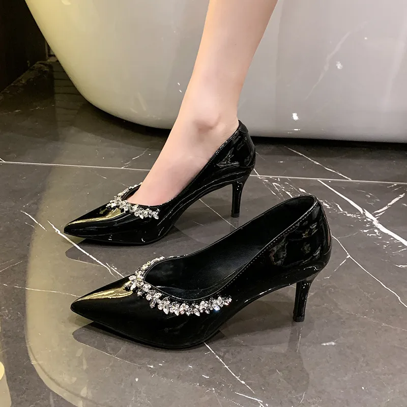 Alxnan Slim Heel High Heels Women's-11