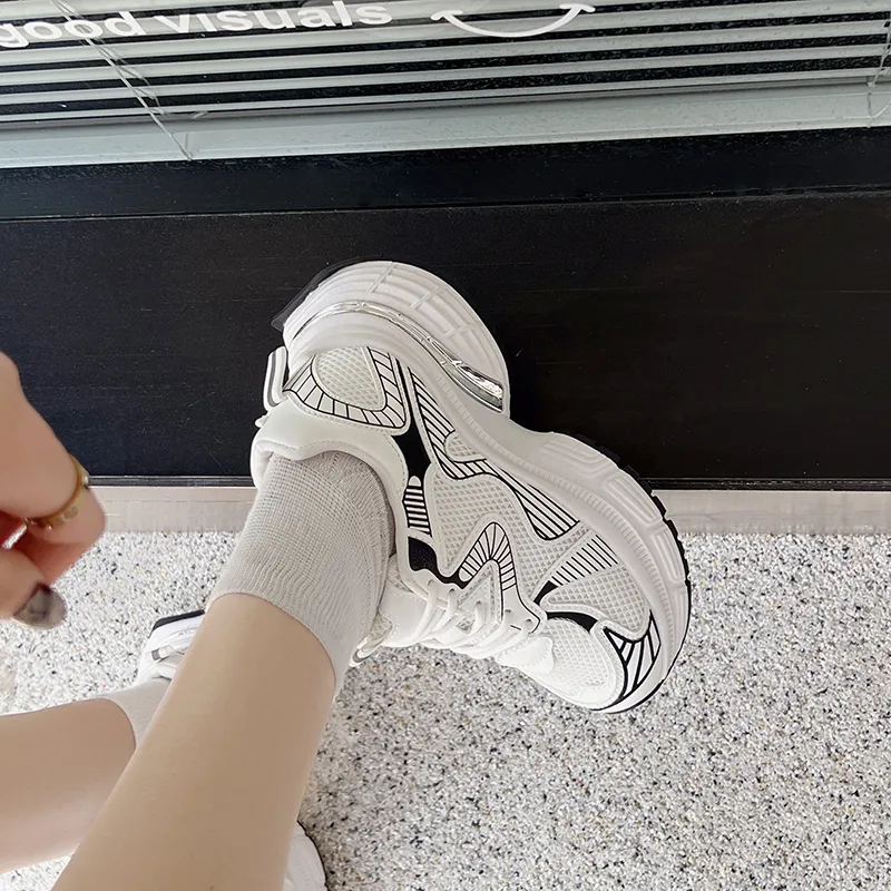 Alxnan Low Top Chunky Sneakers Women's-12