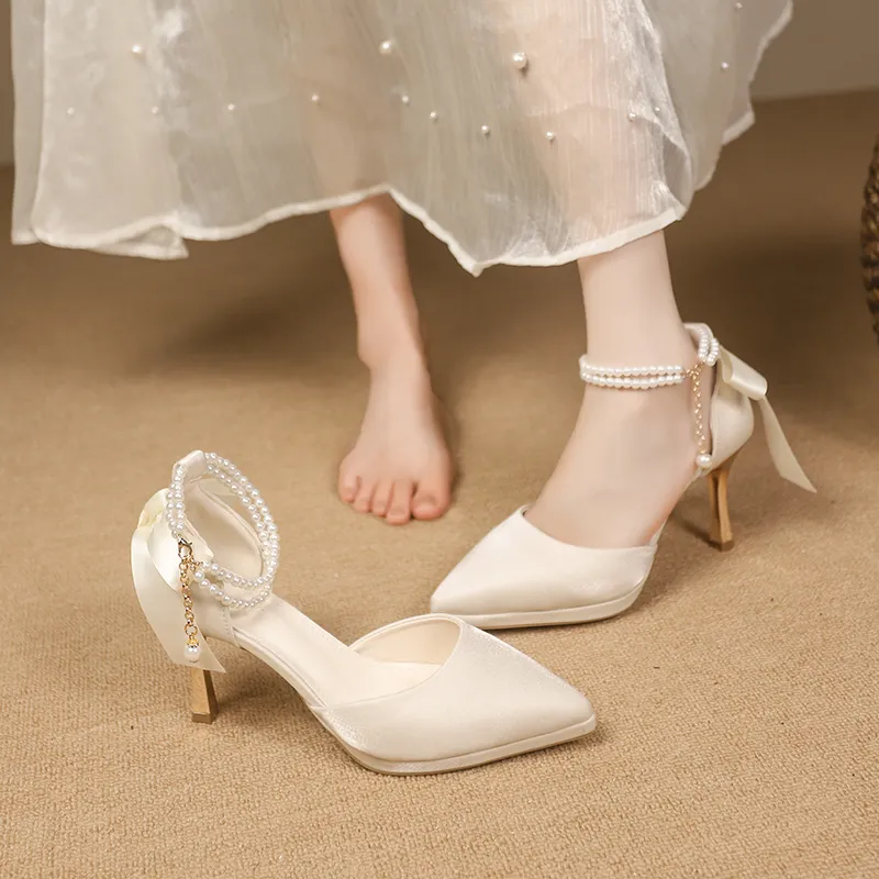 Alxnan Chunky Heel High Heels Women's-21