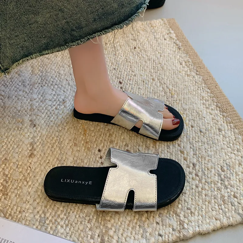 Alxnan Slip Resistant Slide Slippers Women's-18