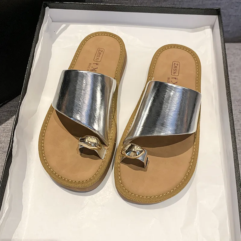 Alxnan Rubber Sole Slip Resistant Slide Slippers Women's-6