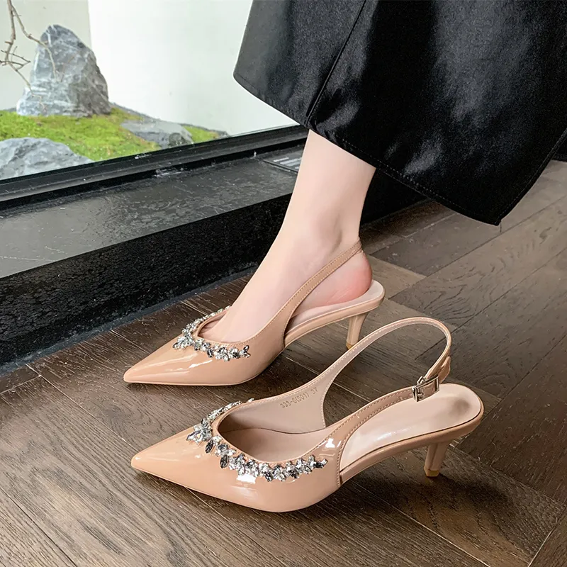 Alxnan Slim Heel High Heels Women's-16