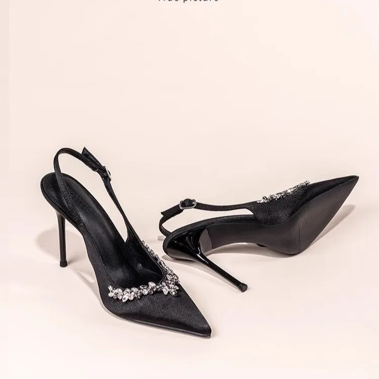 Alxnan Slim Heel High Heels Women's-5