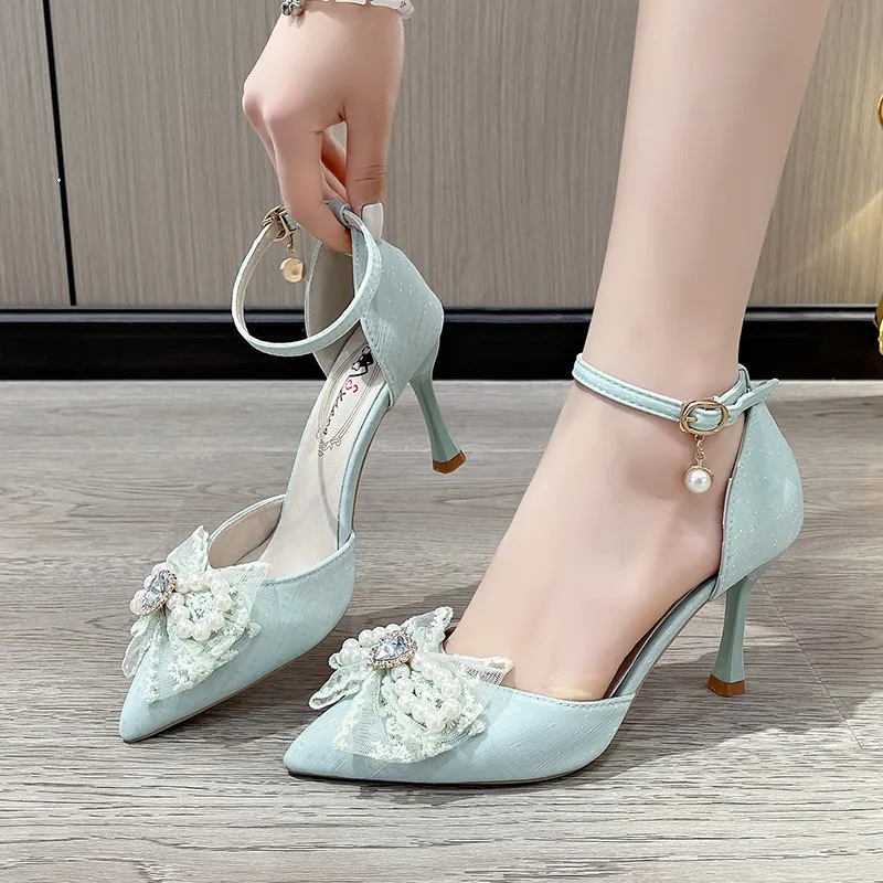 Alxnan Slim Heel High Heels Women's-19