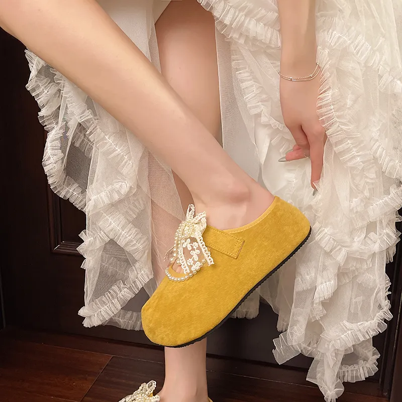 Alxnan Quiet Closed Toe Slippers Women's Box-6
