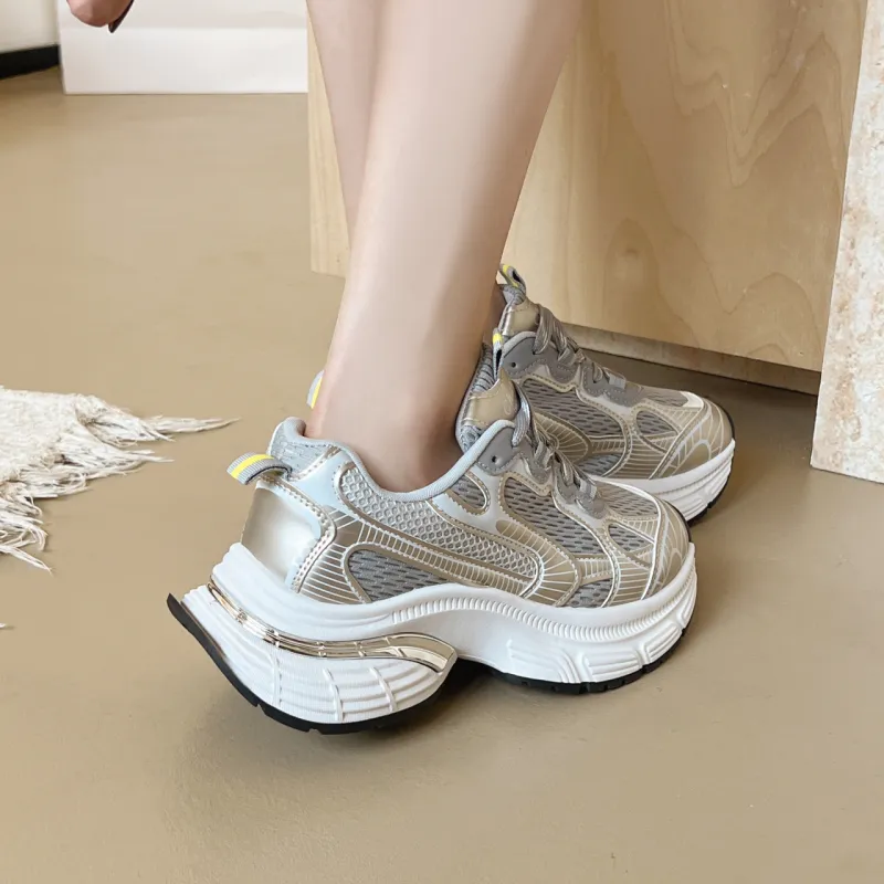 Alxnan Breathable Low Top Casual Shoes Women's-5