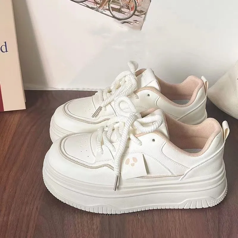 Alxnan Height Increasing Low Top Casual Shoes Women's-6