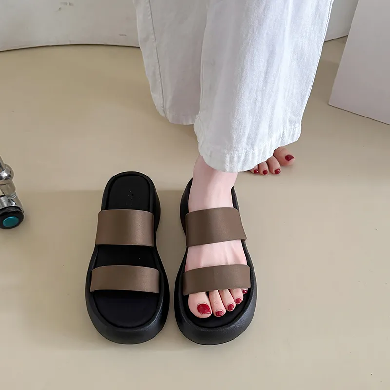 Alxnan Slip Resistant Odor Resistant Slide Slippers Women's Box-6