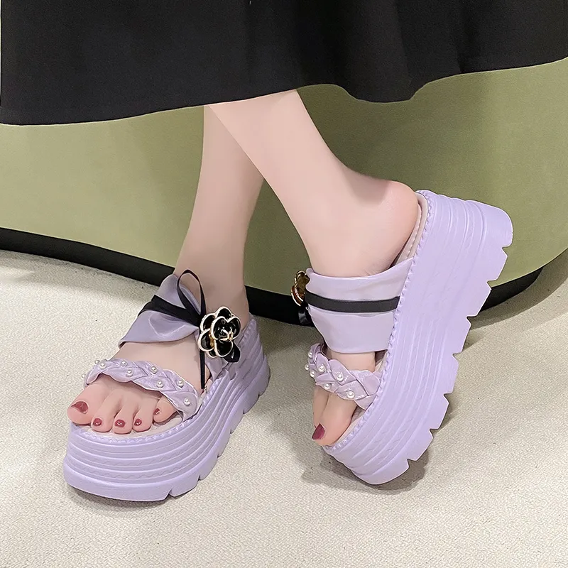 Alxnan Slip Resistant Slide Slippers Women's-16