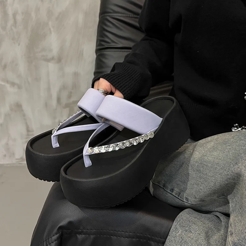 Alxnan Rubber Sole Flip Flops Women's Box-6