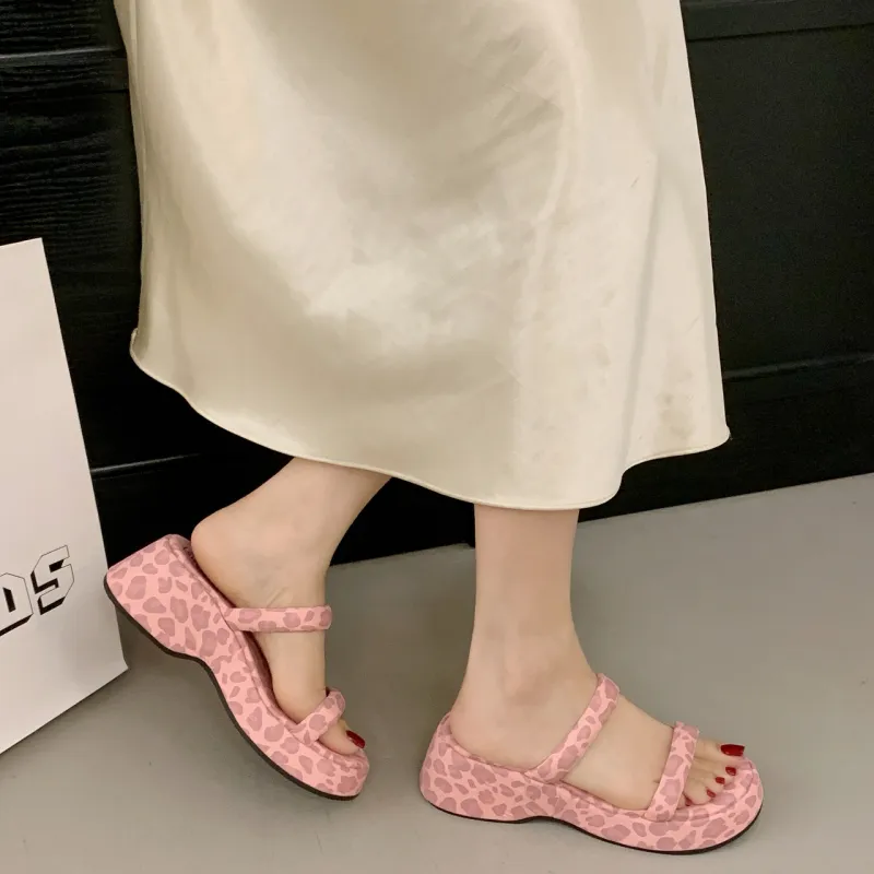 Alxnan Rubber Sole Slip Resistant Slide Slippers Women's-2