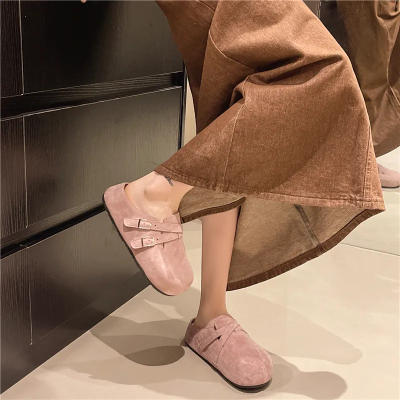 Alxnan Quiet Closed Toe Slippers Women's Box-2