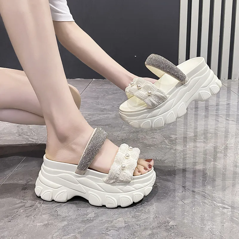 Alxnan Slip Resistant Abrasion Resistant Slide Slippers Women's Box-1