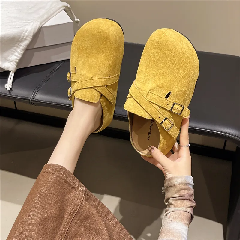 Alxnan Quiet Closed Toe Slippers Women's Box-7