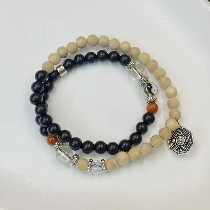 ZHOUDIWANG Ebony Bracelets Unisex-3