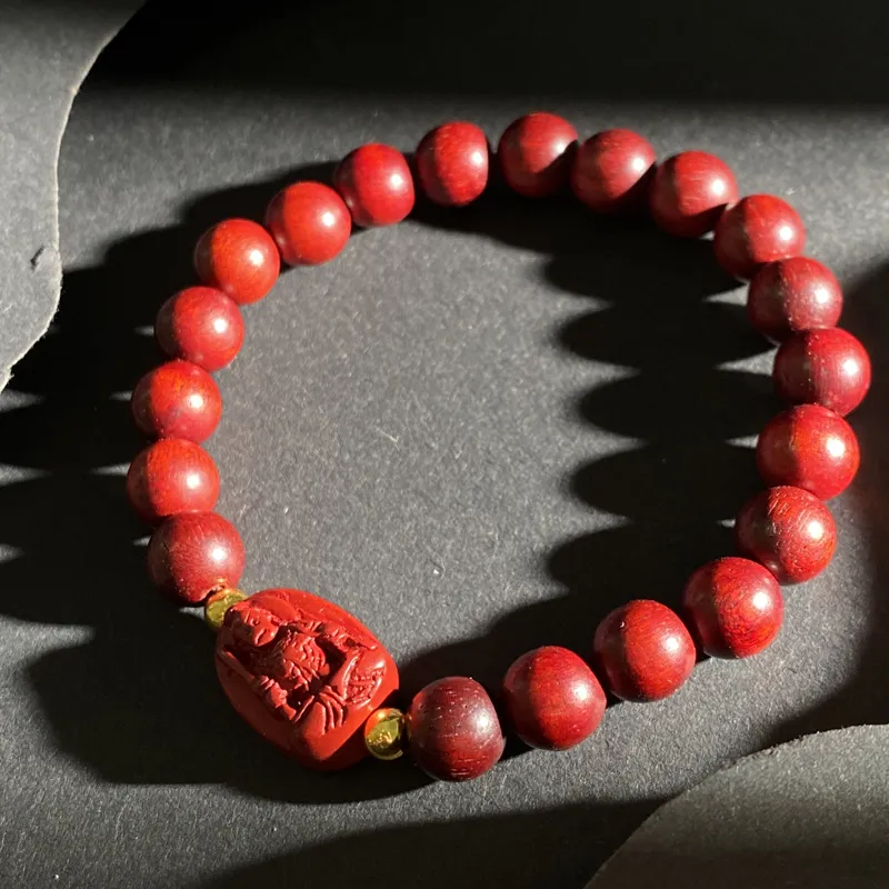 ZHOUDIWANG Bloodwood Bracelets Unisex-16