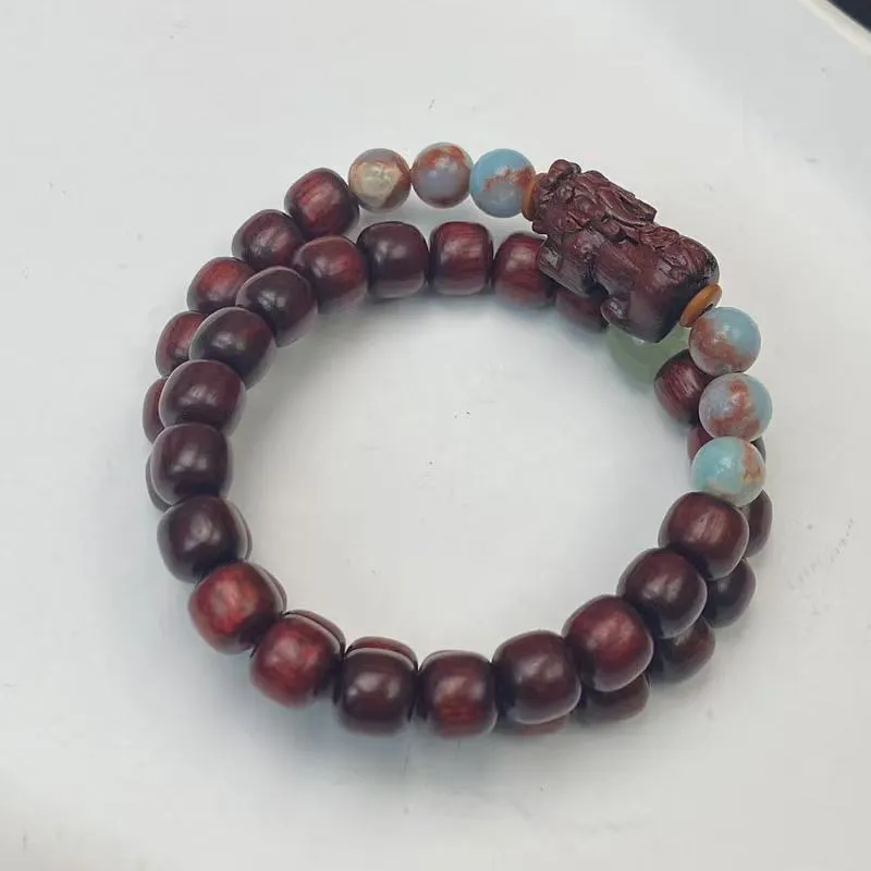 ZHOUDIWANG Bloodwood Bracelets Unisex-2