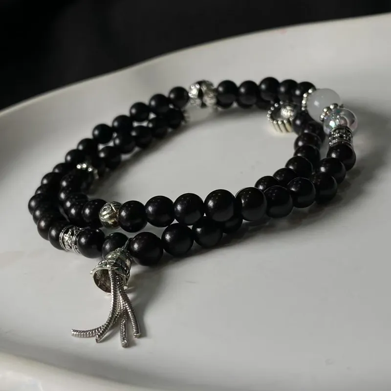 ZHOUDIWANG Ebony Bracelets Unisex-3