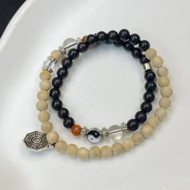 ZHOUDIWANG Ebony Bracelets Unisex-1