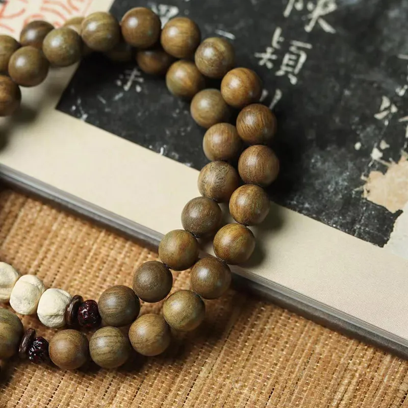 ZHOUDIWANG Sandalwood Bracelets Unisex-4