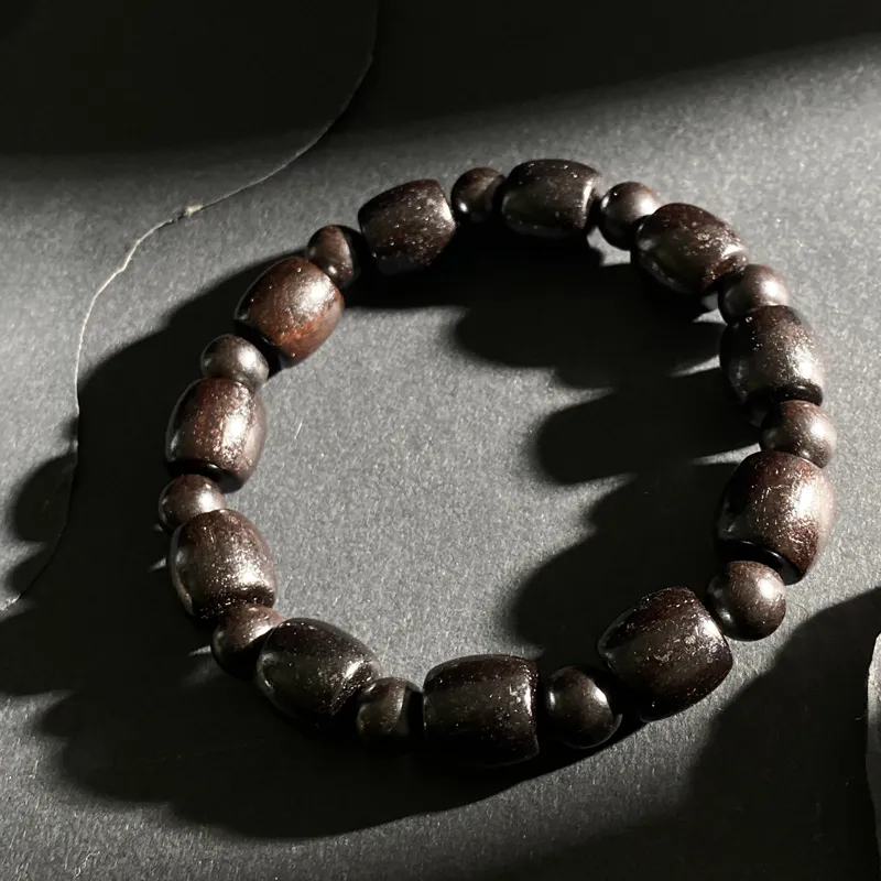 ZHOUDIWANG African Blackwood Wooden Bracelets Unisex-4