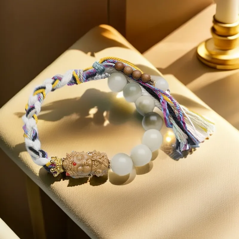ZHOUDIWANG Barbie Sandalwood Bracelets Unisex-2