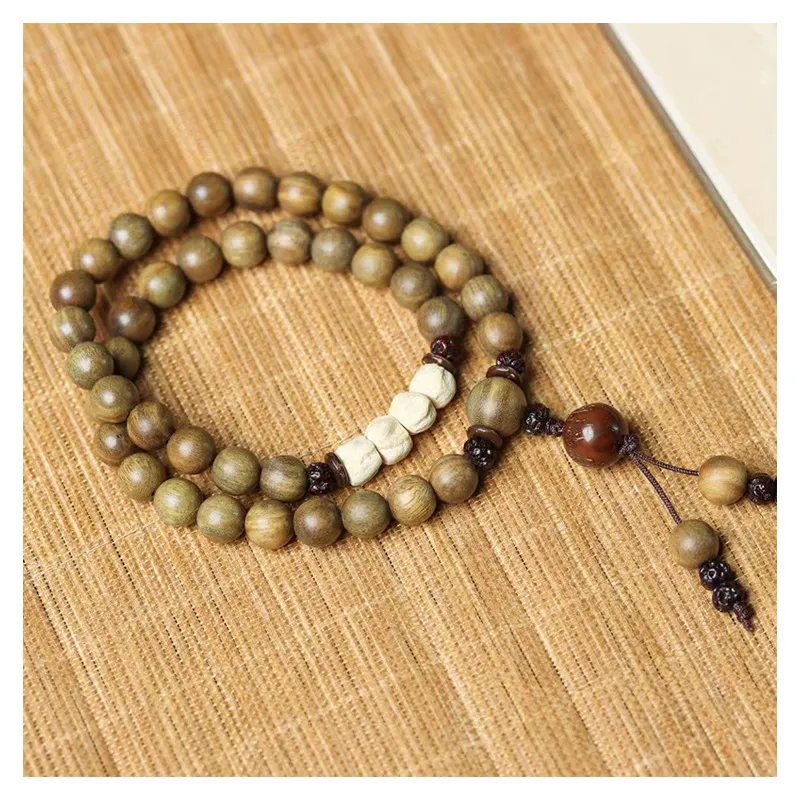 ZHOUDIWANG Sandalwood Bracelets Unisex-5