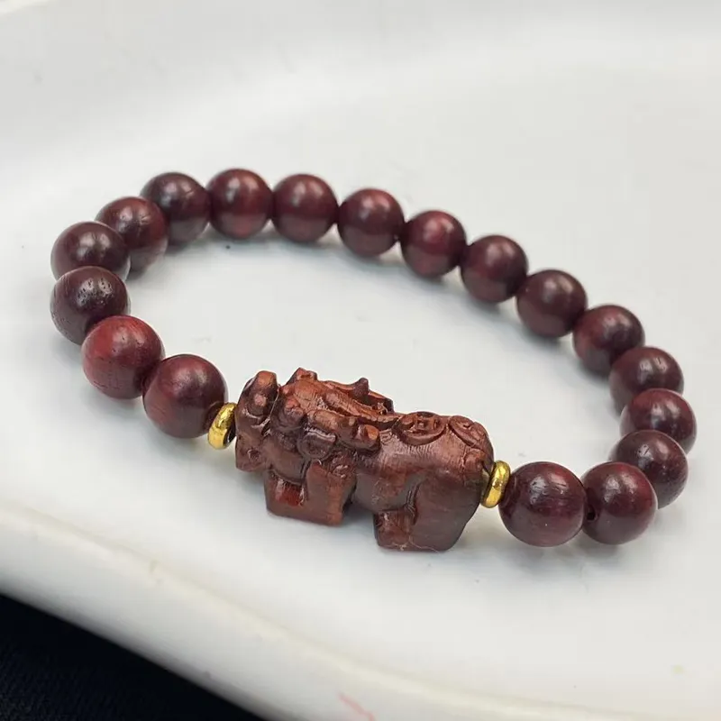 ZHOUDIWANG Bloodwood Bracelets Unisex-3