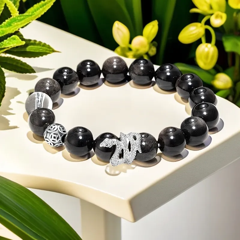 ZHOUDIWANG Ebony Bracelets Unisex-1