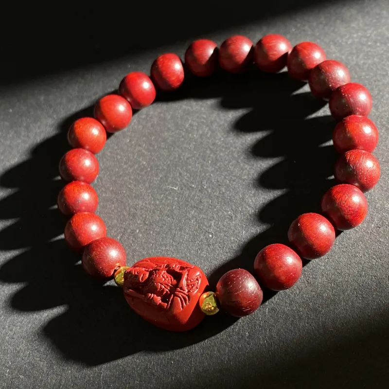 ZHOUDIWANG Bloodwood Bracelets Unisex-14