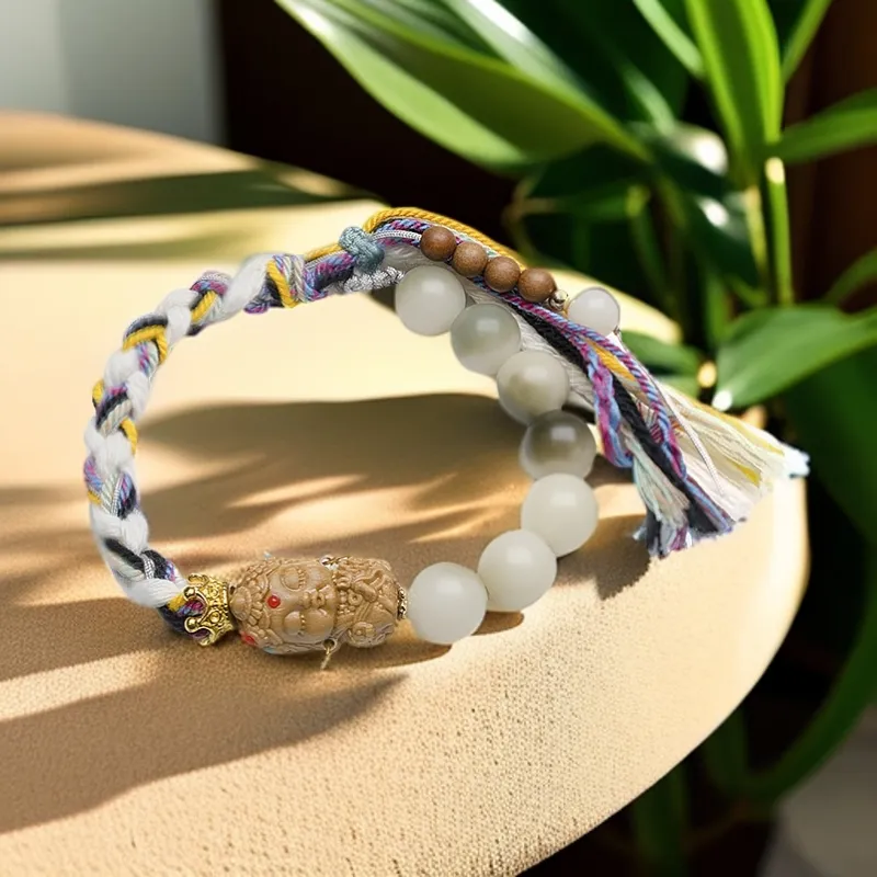ZHOUDIWANG Barbie Sandalwood Bracelets Unisex-4