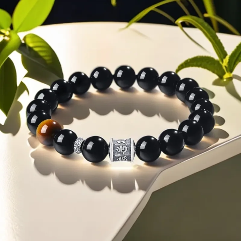 ZHOUDIWANG Ebony Bracelets Unisex-3