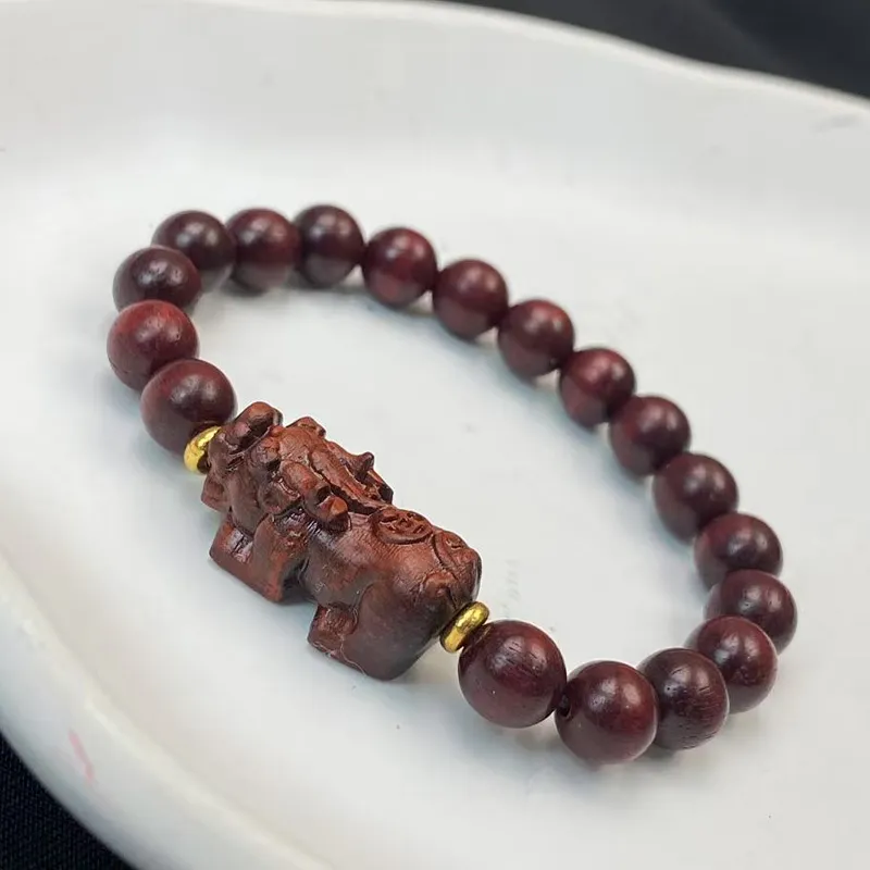 ZHOUDIWANG Bloodwood Bracelets Unisex-1